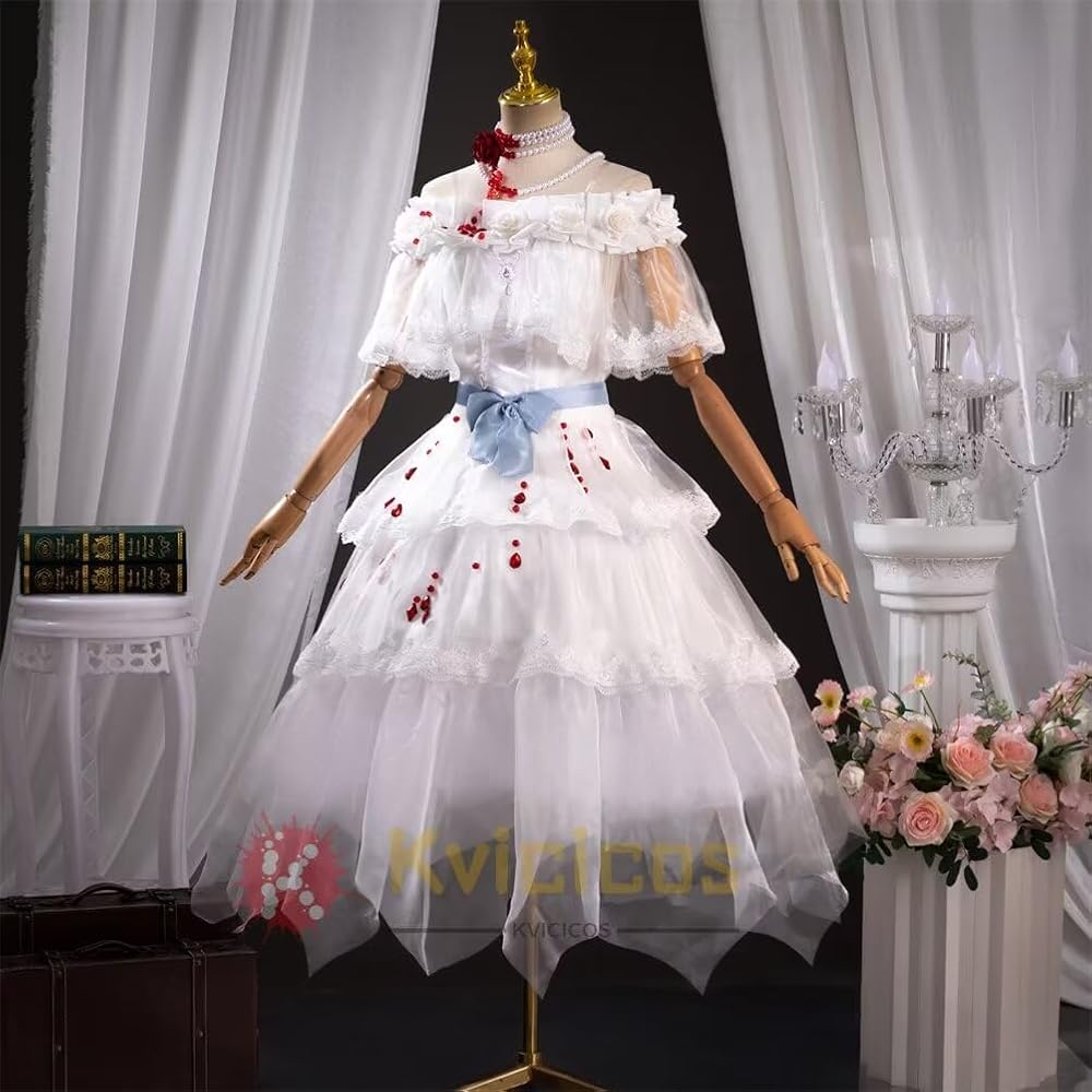 第五人格　虚妄の傑作　血の女王　マリー　コスプレ衣装セット Amazon.co.jp: [Kvicicos] 第五人格 コスプレ 血の女王 希望の残像